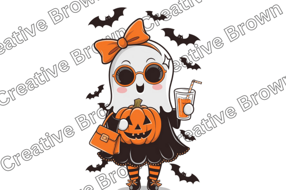 Download Cute Funny Halloween Ghost Png Cilpart - Premium Resources