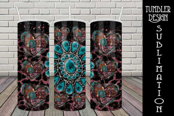 Download Tumbler Sublimation Gemstone Heart Love - Gemstone heart Collection