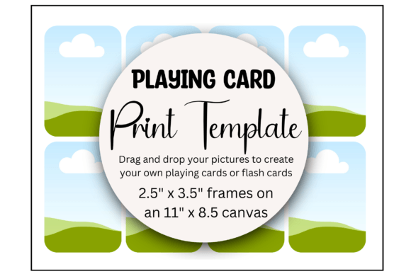 Download Playing Card Print Template - Print Collection