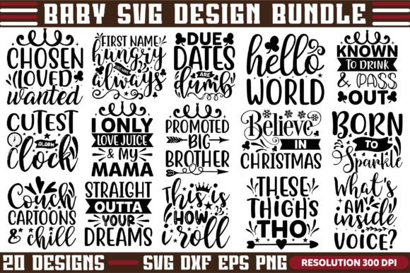 Download Baby Design Bundle Svg - Baby design Collection